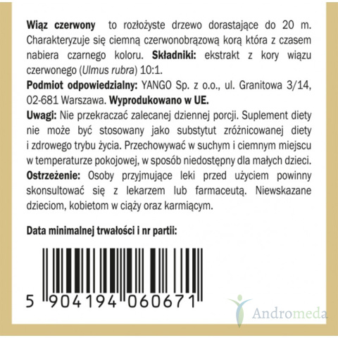 Kora wiązu Czerwonego - 50g Yango