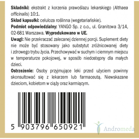 Prawoślaz lekarski - 90 kapsułek Yango