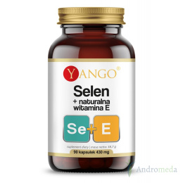 Selen + naturalna witamina E - 90 kapsułek Yango