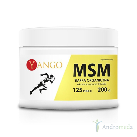 MSM - Siarka organiczna - ekstrahowana z DMSO - 200g Yango
