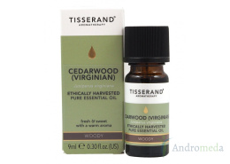 Cedarwood (Virginian) Ethically Harvested - Olejek z Drzewa Cedrowego (9 ml) Tisserand