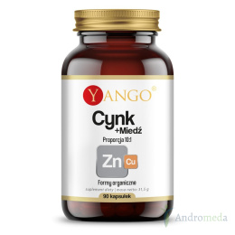 Cynk + miedź - 90 kapsułek Yango