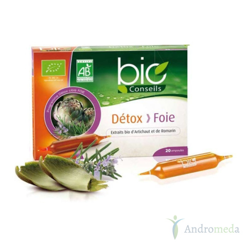 Bioconseils Detox Foie Karczoch i Rozmaryn 20 ampułek x 10ml