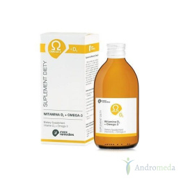 Suplement diety Witamina D3 + Omega-3 300 ml