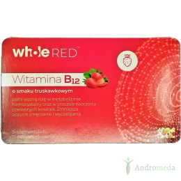 Whole Red Witamina B12 - 15 pastylek Whole