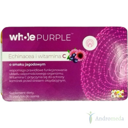Whole Purple jeżówka purpurowa i witamina C 15 pastylek Whole